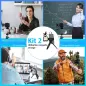 Kit Vlogger SYNCO 2: Créez des Vidéos Pro avec Microphone & Lumière LED pour Smartphone!